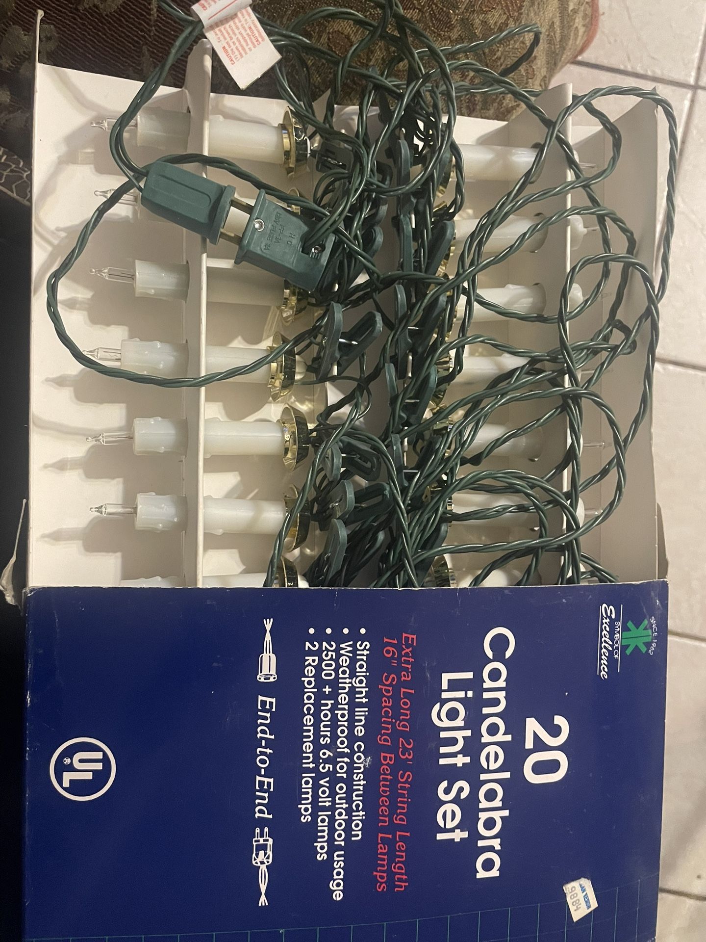 Candelabra Light Set