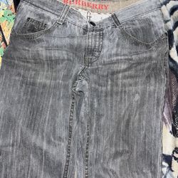Grey Burberry Jeans 