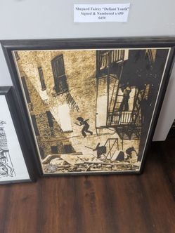 Shepard Fairey "Leap of Faith" Art Print