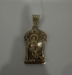 10k Saint Lazaro Pendant Solid
