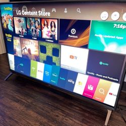65”LG webOS 4K 2160p UHD Smart Tv WiFi Model 65UJ6300
