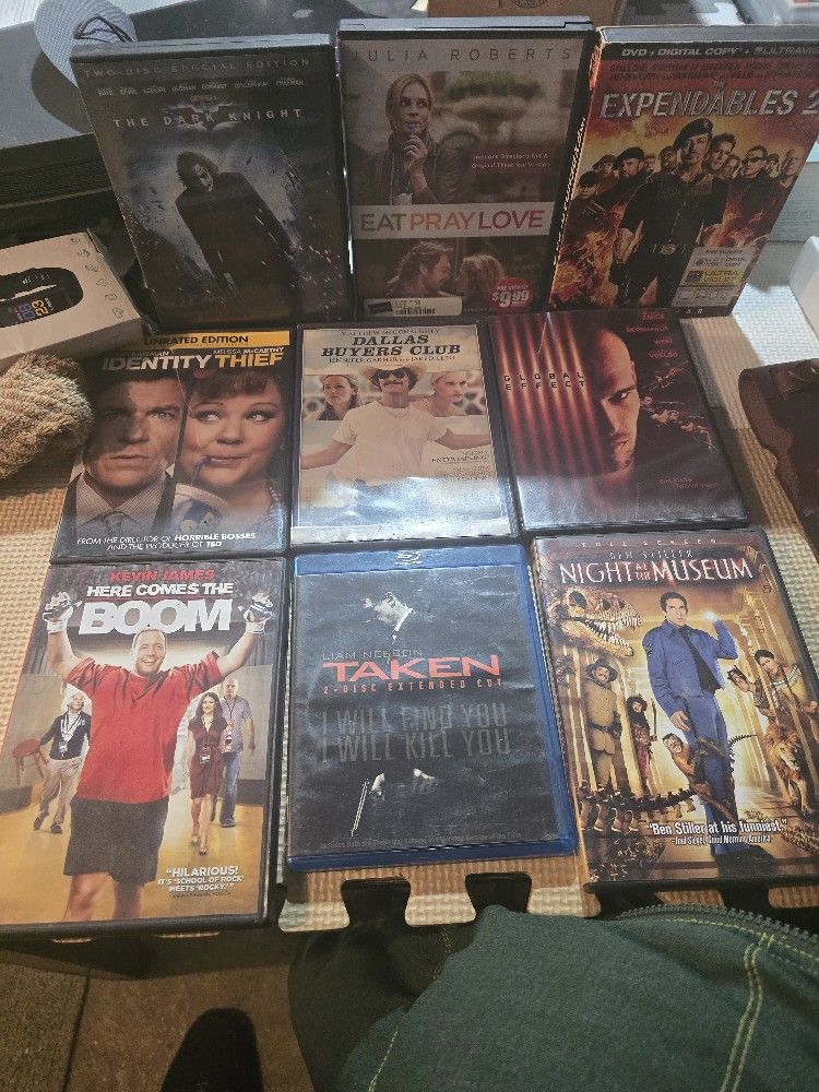 8 Dvds 1 Blu-ray titles In Descrip. Sold Together