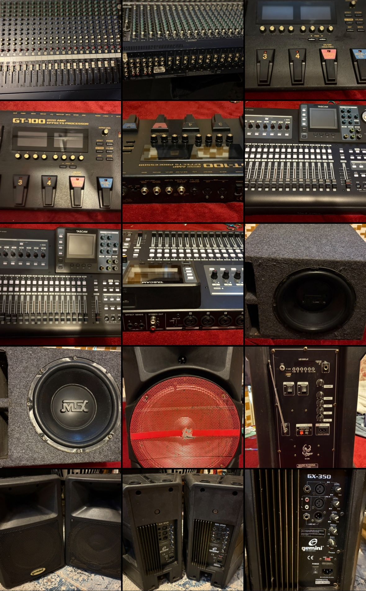 Mixer, Speaker And AMP
