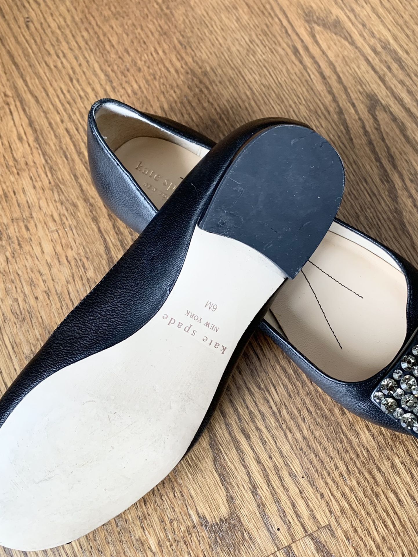 New Kate Spade Rhinestone Flats,
