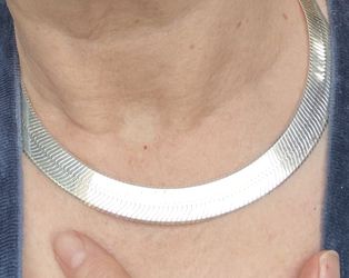 Sterling Silver Necklace 925 Italy (18”)