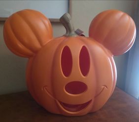 Large Disney Mickey Mouse LED blow mold pumpkin