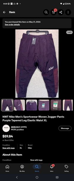 Nike sweats size xl