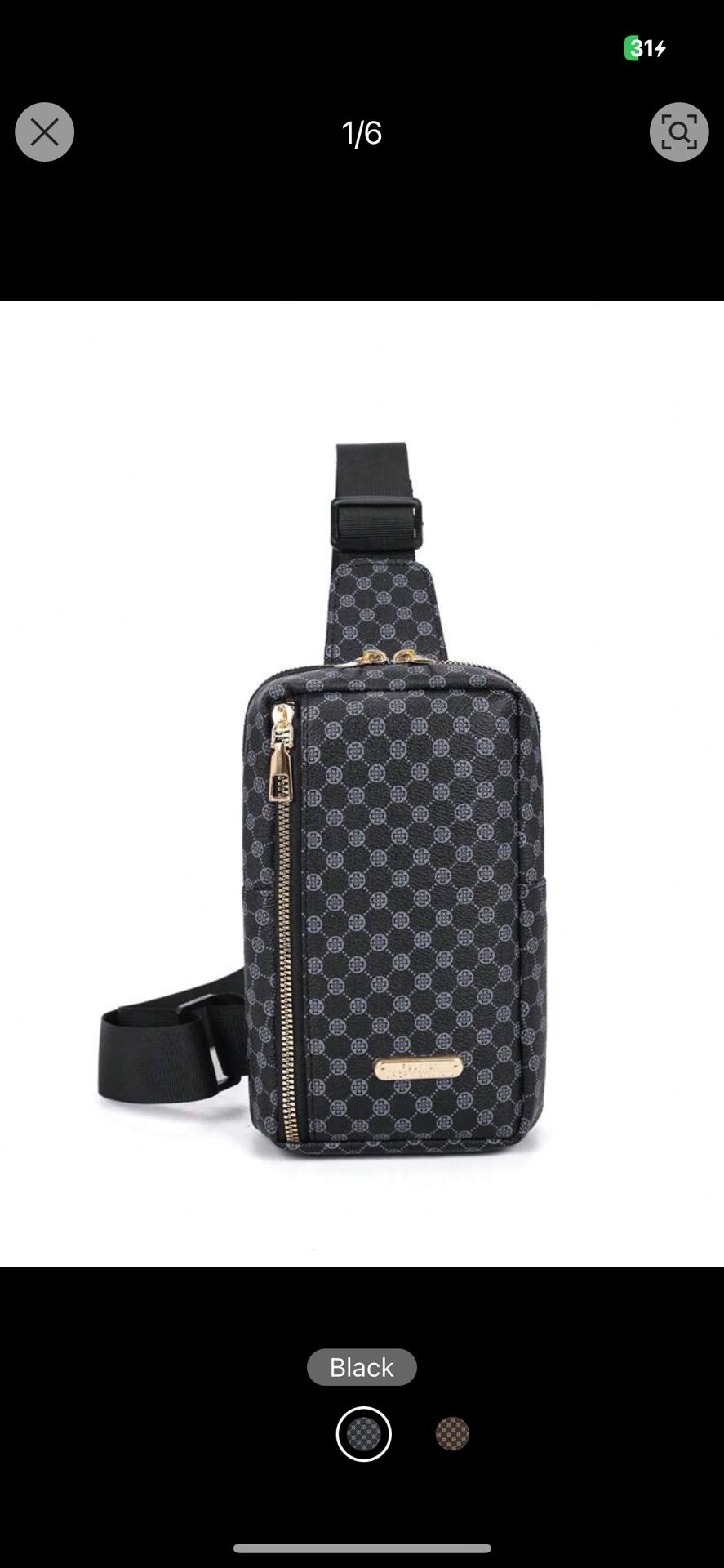 TIANDINGYU Classic Men's Chest Bag, Fashionable & Simple Street Style Sling Bag For Keys & Glasses & Small Items Fanny Pack Crossbody Shoulder Waist V