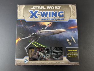 Star Wars X-Wing Miniatures Game LOT Core Set + Rebel & Imperial Aces Expansion
