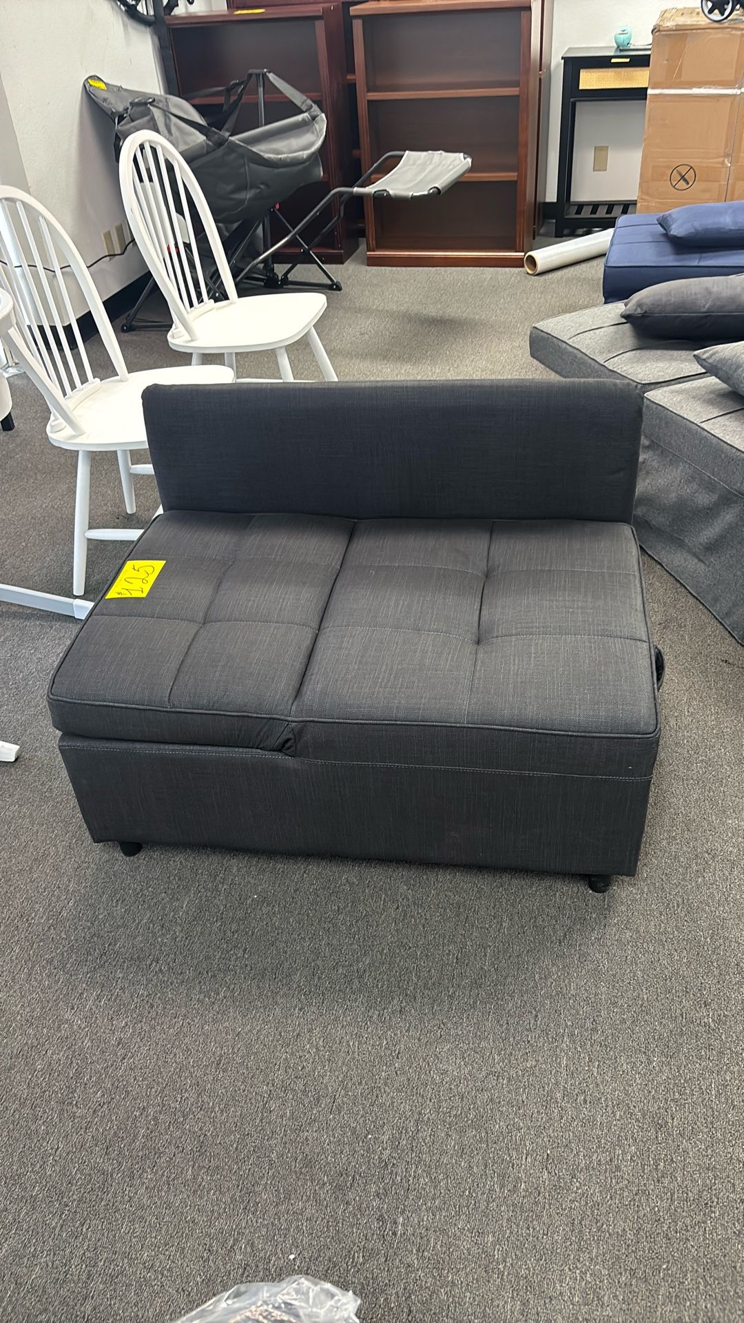 ON SALE!! Recline Sofa Bed Sleeper Chair Grey for Living Room, Small Apartments and Office