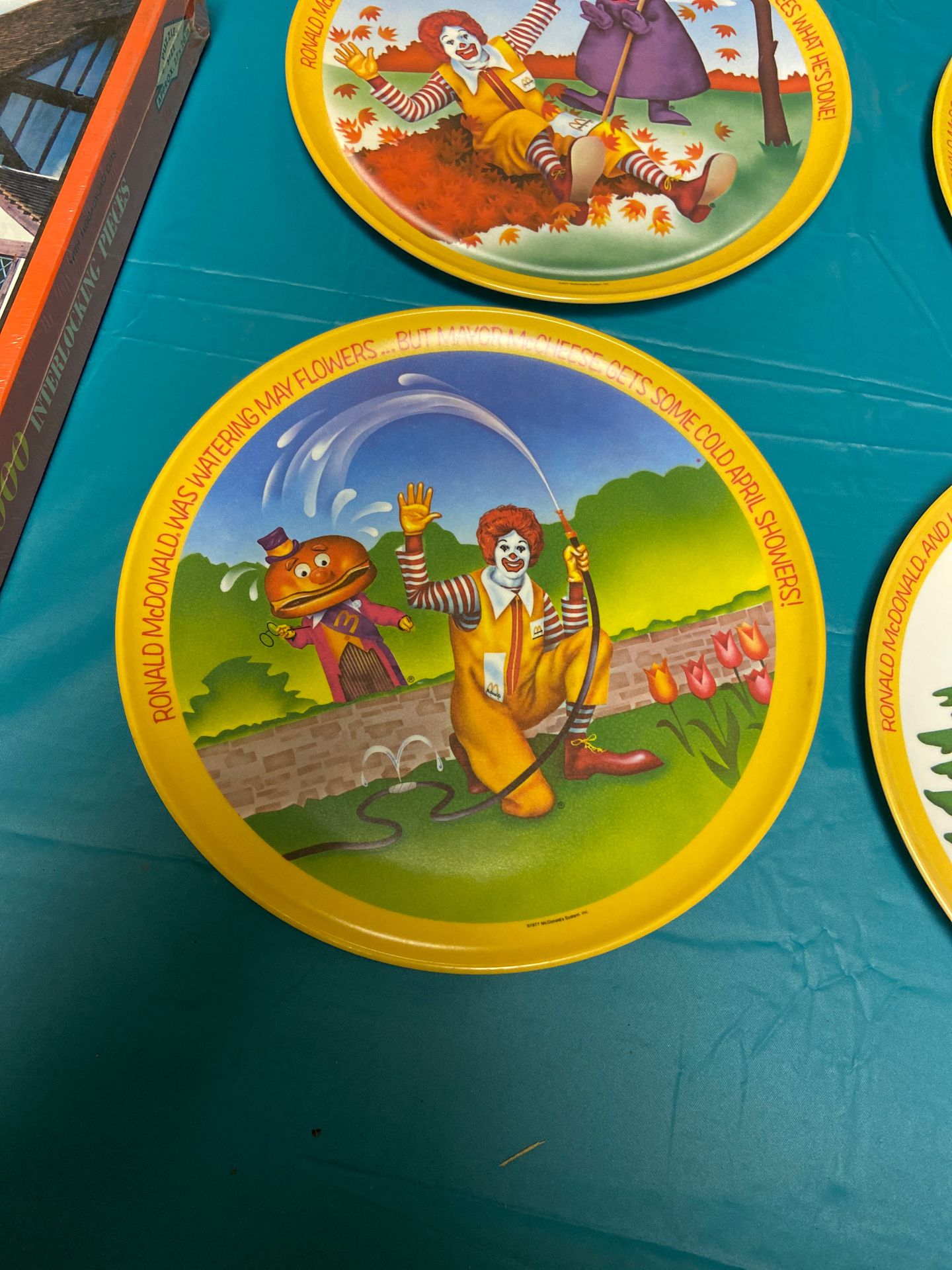 Vintage Ronald Mcdonald plates