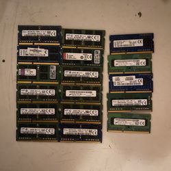 Laptop Ram DDR3 17 Sticks