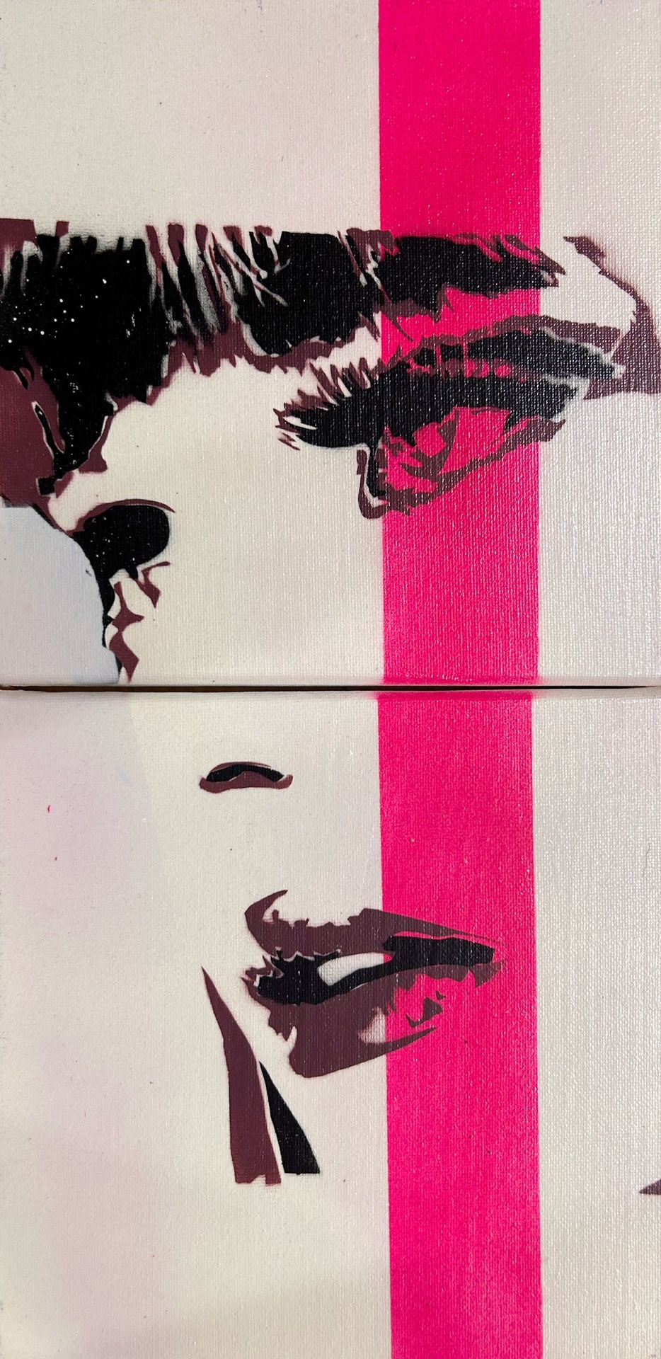 Original Graffiti Spray Paint Art On Canvas