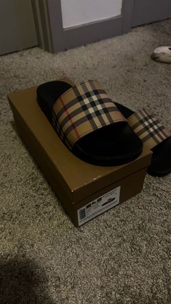 Burberry Vintage Check Slide Sandals