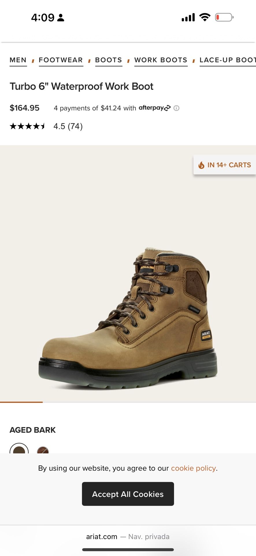Ariat Work Men’s Boots