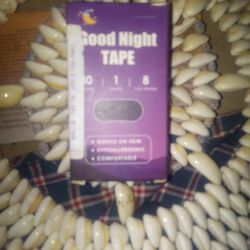 Tape Hypoallergenic Anti Snoring 30 Pack Good Night TapeTape Hypoallergenic Anti Snoring 30 Pack Good Night Tape