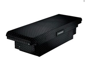 Husky Crossbed Truck Tool Box in Aluminum w/ Low-Profile, 61.86 in. Mid-Size, in Matte Black @666