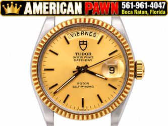  Tudor Oyster Prince Date+Day Ref. 94613 – Two-Tone Automatic Men's Watch 
