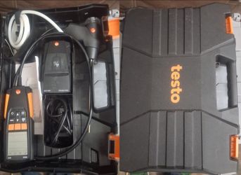 Testo 310 Residential Combustion Analyzer Kit with Bright Backlit 2 Line Display