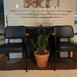 Brand New Sohoconcept Leather Armchair Set 