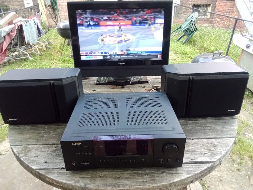 200 WATTS KLH RECEIVER/BOSE SPEAKERS/27" INSIGNIA TV $350 FINAL PRICE