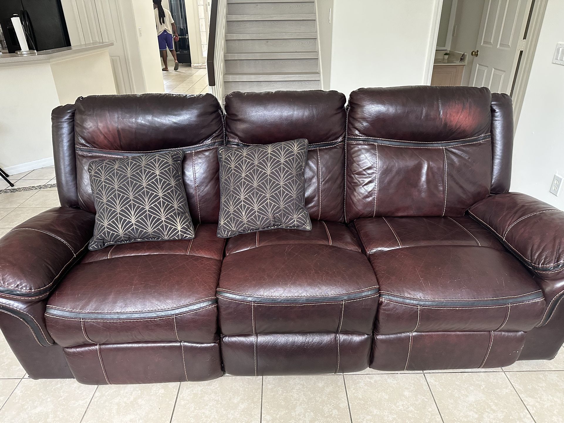 Brown couch