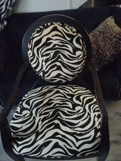Zebra print Chairs