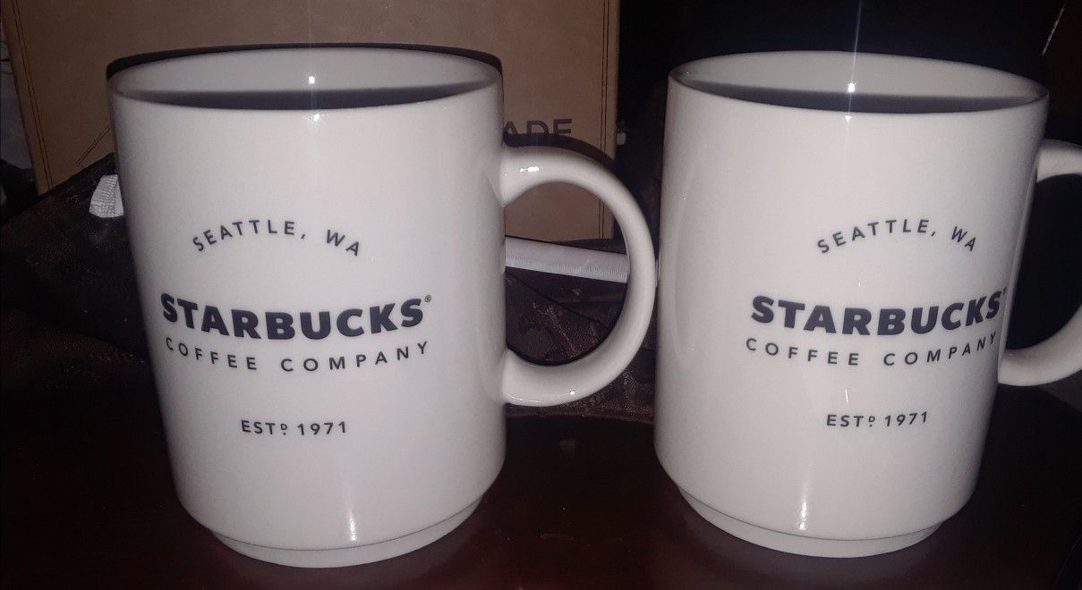 Starbucks coffee cups