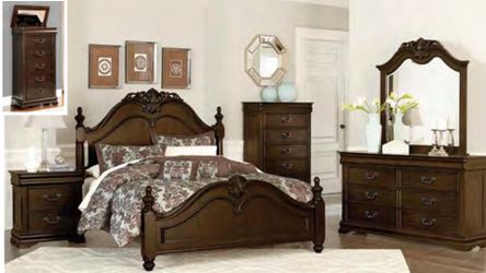 Darkwood Bed Set