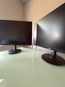 2 Acer CB272 27” Adjustable IPS Monitors – Excellent Condition