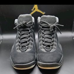 JORDAN AIR JORDAN RETRO 10 BLACK WHITE STEALTH -310805-003- 