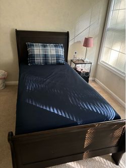 Twin size dark brown