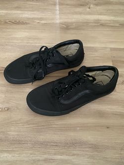 Black Vans size 8 M 9.5 W