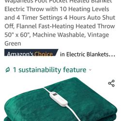 Heated Throw Blanket 