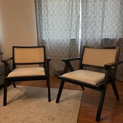 Rattan Cushioned Occasional Chair 