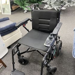 New Electric Wheelchair for Adults  Lightweight Foldable Electric Wheelchair for Seniors Power Motorized Wheelchair