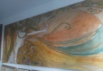 DENNIS ABBE ORIGINAL 4' by 10' painting