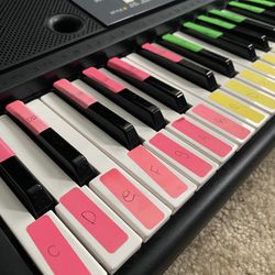 Yamaha YPT30 61 Key Keyboard (notes labeled)
