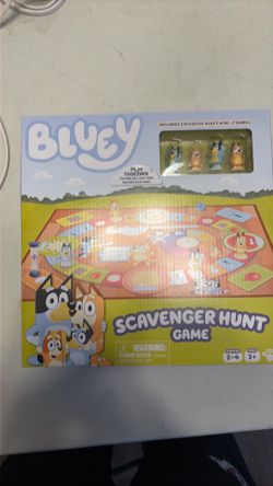 Bluey scavenger hunt game
