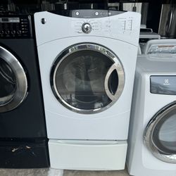 GE Front Load Dryer With Pedestal
