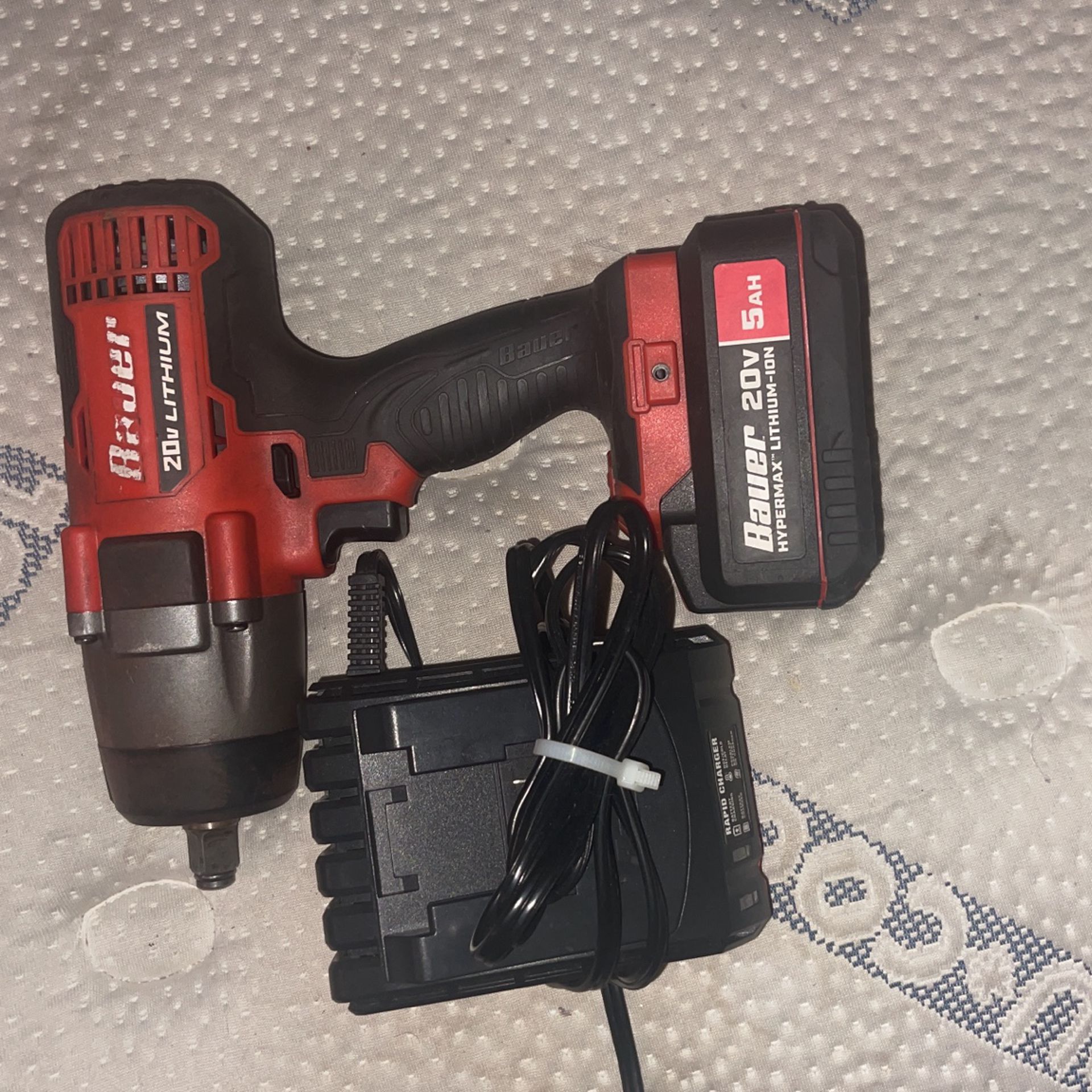 Baoer 1/2 impact with battery and charger 