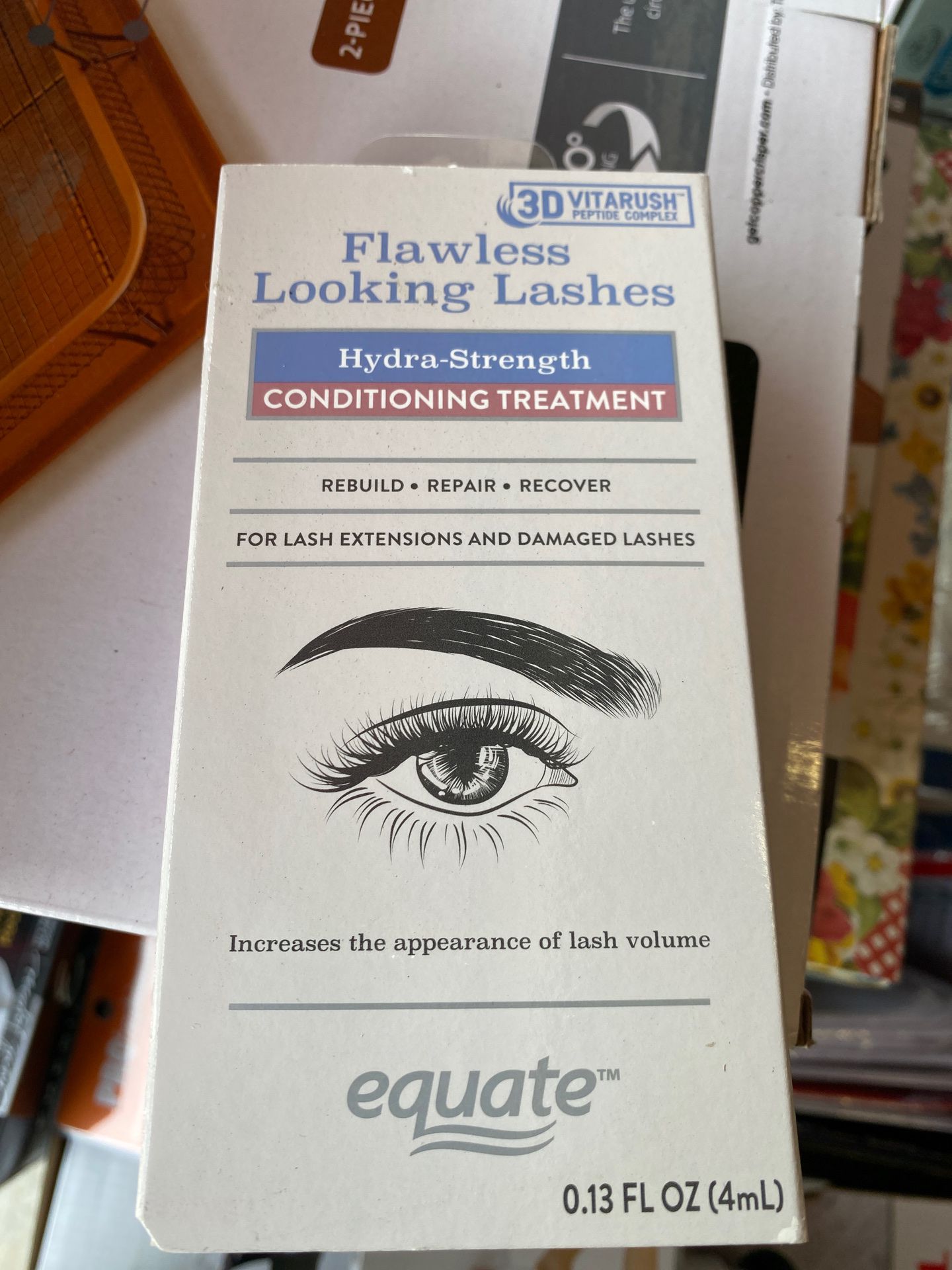 New Equate Beauty Flawless Looking Lashes Hydra-Strength Conditioning Treatment, 0.13 Fl. Oz.