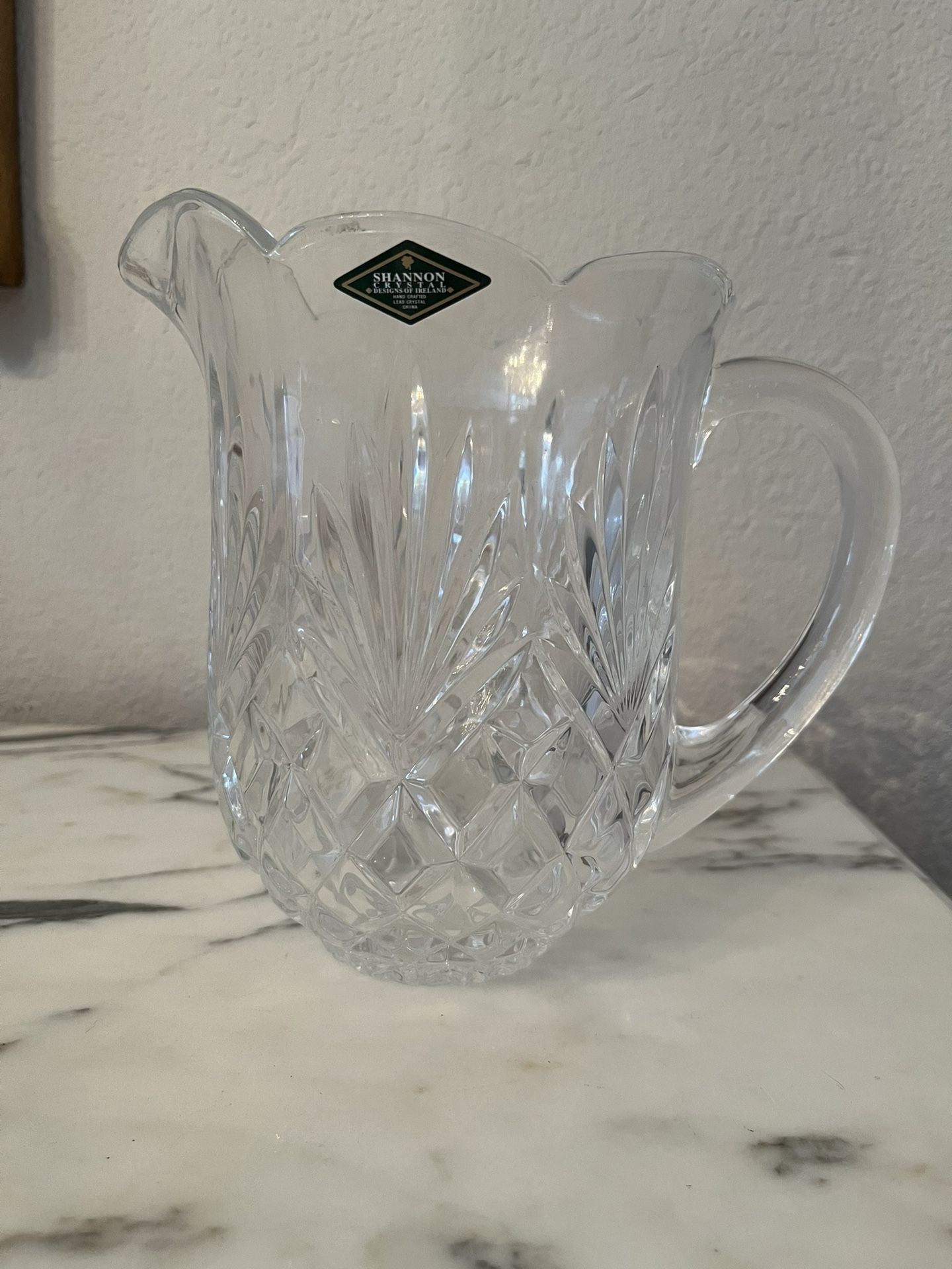 New Lead Crystal Pitcher