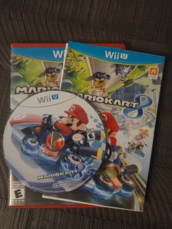 Complete Wii U Mario Kart 8 Nintendo Video Game