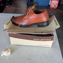 Brown Kids Dress Shoes