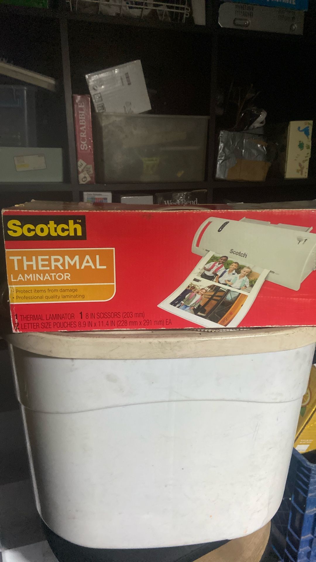 Thermal Laminator With 50 Letter Size 3 Mil Pouches