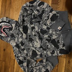 Bape Sta Camo Shark Full Zip Hoodie