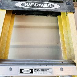 6 foot Werner ladder fiberglass super light