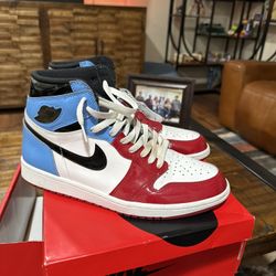 Authentic 2019 Unc Chicago Jordan 1s 