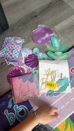 Mermaid birthday swag